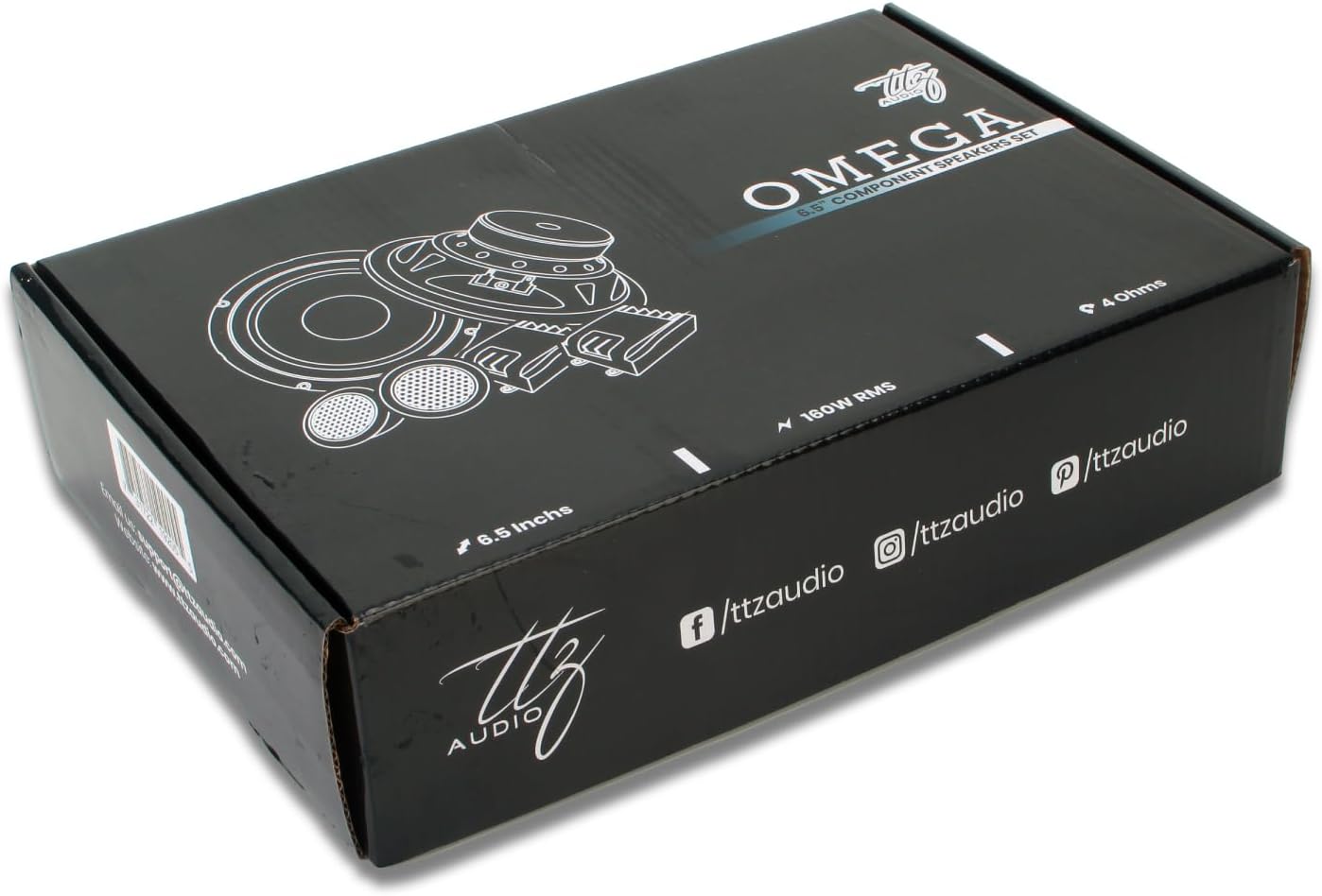 Omega 6.5" Component Speakers Set (280W)